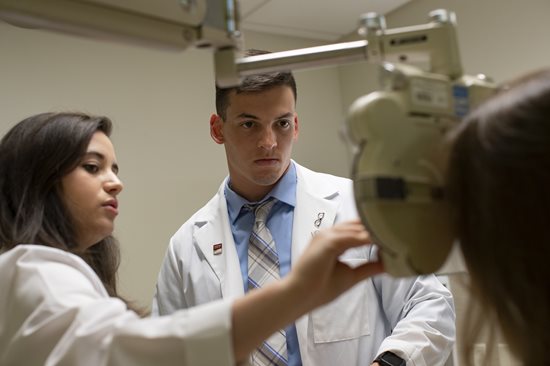 Optometry Students at The Eye Institute