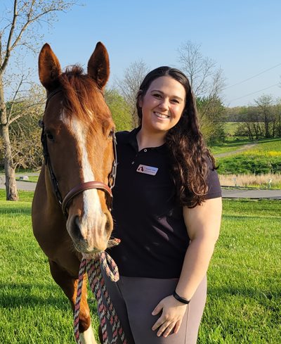 Nathalie Miller with horse