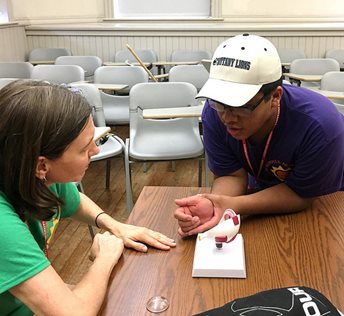 Salus Participates in First Jr. Summer Academy for Visually Impaired