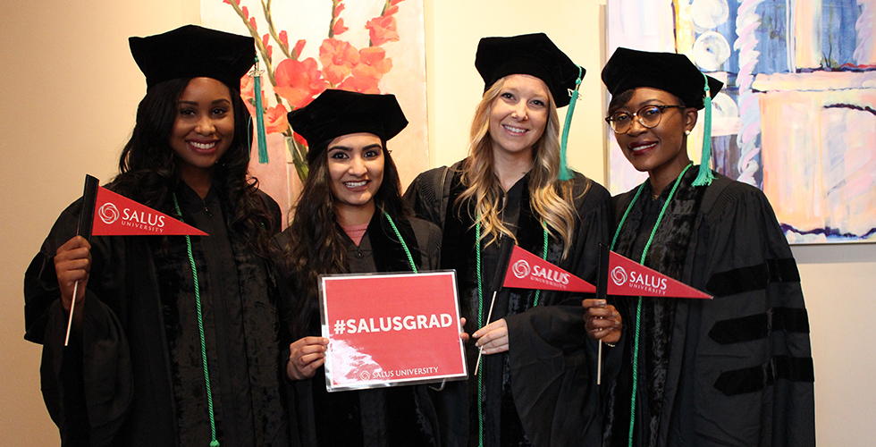 grads at commencement