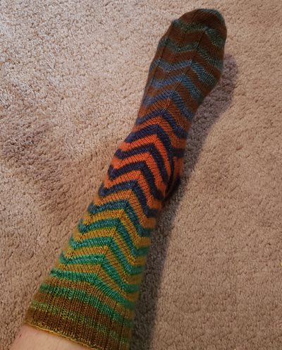 Angela Delfino's sock