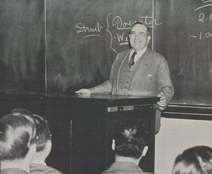 Dr. Albert Fitch teaching