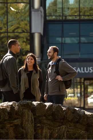 Salus students at Salus University's Elkins Park campus