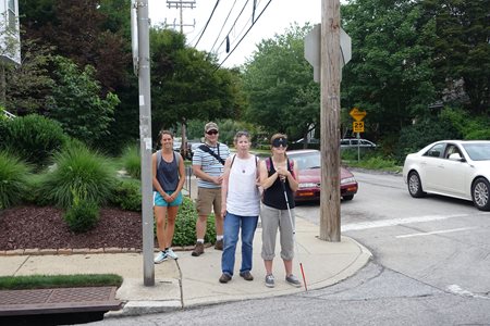 Orientation & Mobility Students - Chestnut Hill