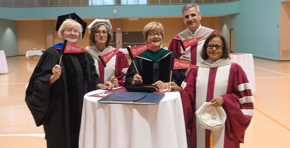 faculty at graduation