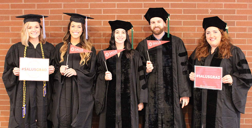 grads at commencement