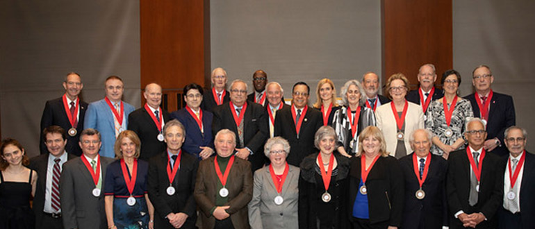 Presidential medal winners group photo