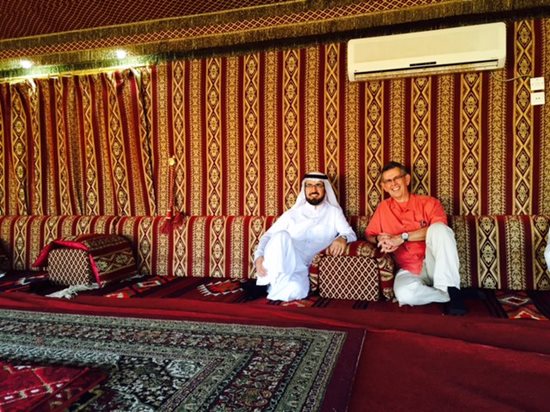 Dr. Monaco & Dr. Aldebasi in Saudi Arabia, April 2015