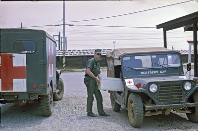 Ed Cordes serving in Vietnam