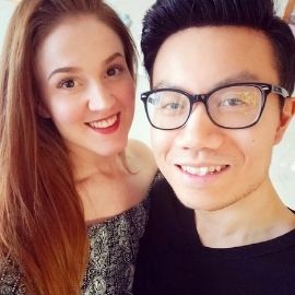 Dr. Frank Mai and wife selfie