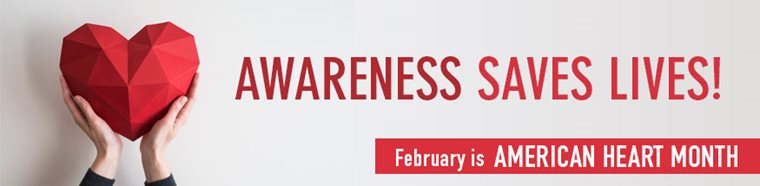 American heart month graphic