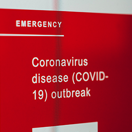 Coronavirus sign