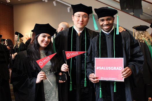 Salus University Spring Commencement group photo