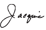 Jacquie's signature