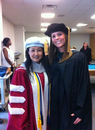 Lisa Kuehn at commencement