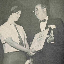 Luci B Johnson and Dr. Lawrence Fitch