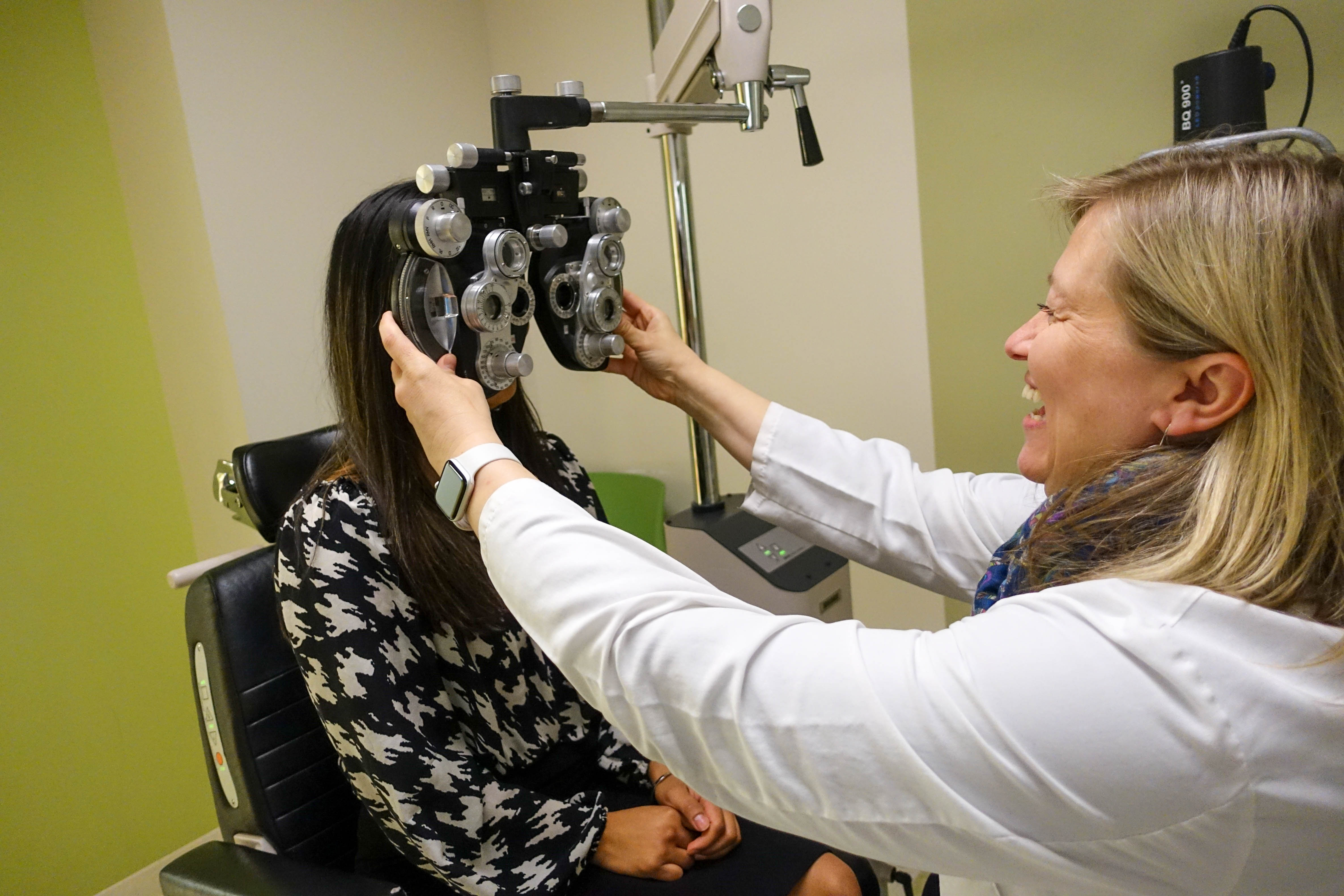 Dr. Trego eye exam