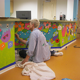 TEI pediatric mural