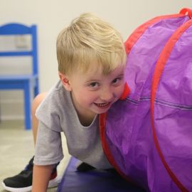 Child receiving Occupational Therapy care 