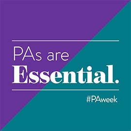 graphic that says "PAs are essential"