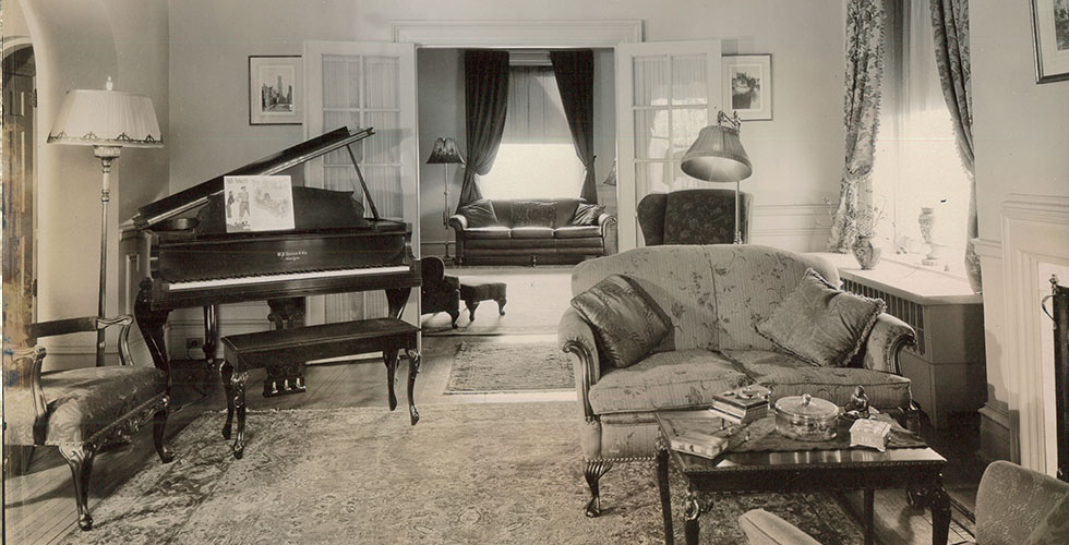 Piano room