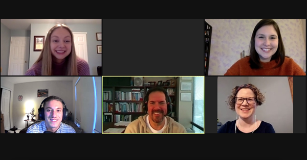 Podcast participants screenshot