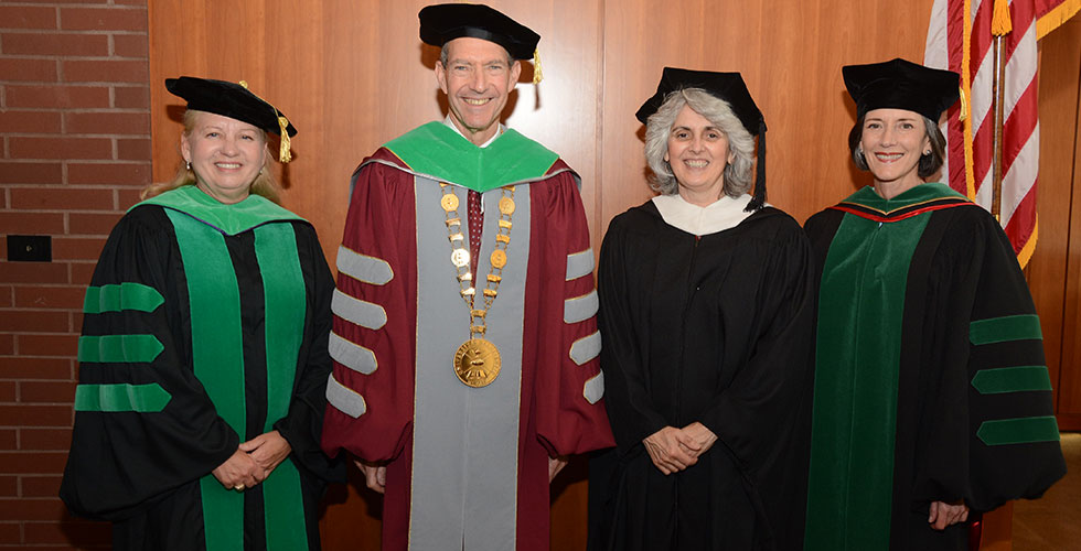 Dr. Mittelman and faculty