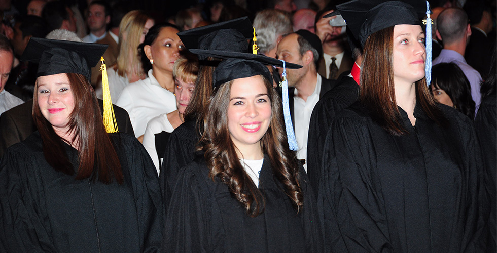 Students during Commencement