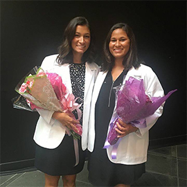 Arianna Srinivasan ‘21PA and Amanda Srinivasan ‘21PA