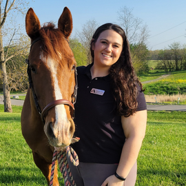 Nathalie Miller with horse