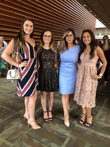 Salus students at the white coat ceremony