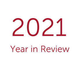 Text reading 2021 Year in Review