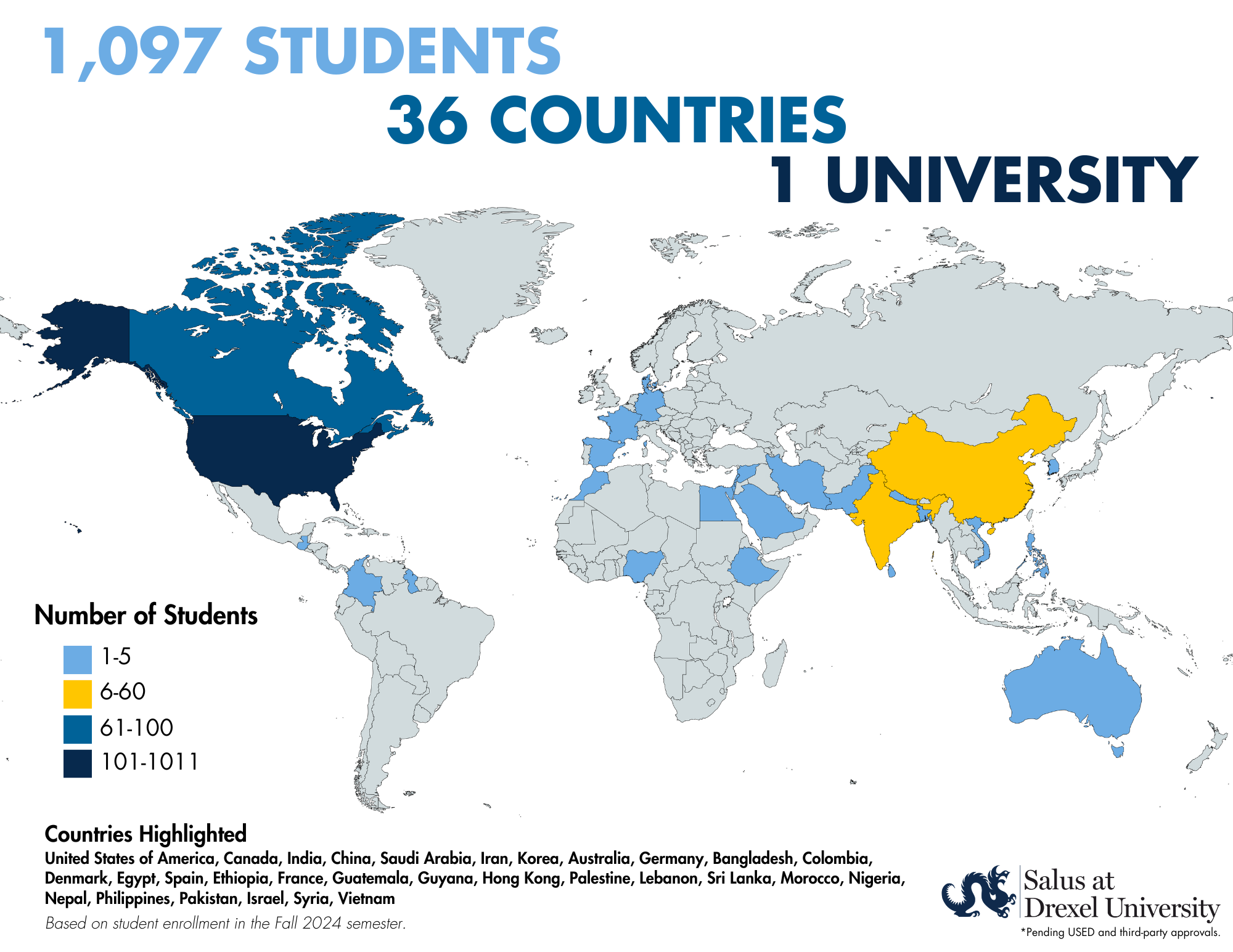 map of student locations