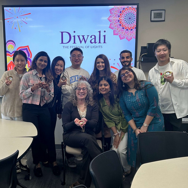 group photo of Diwali celebration