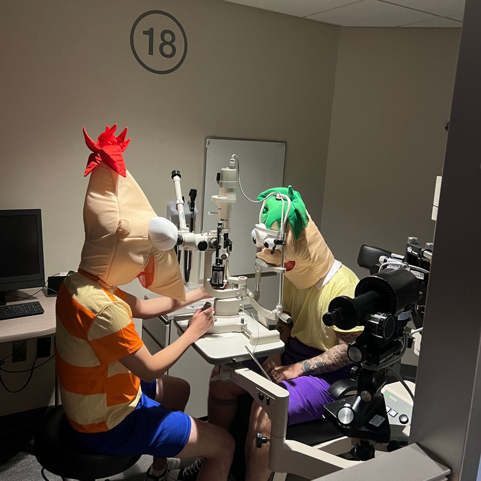 Phineas and Ferb in the OD lab