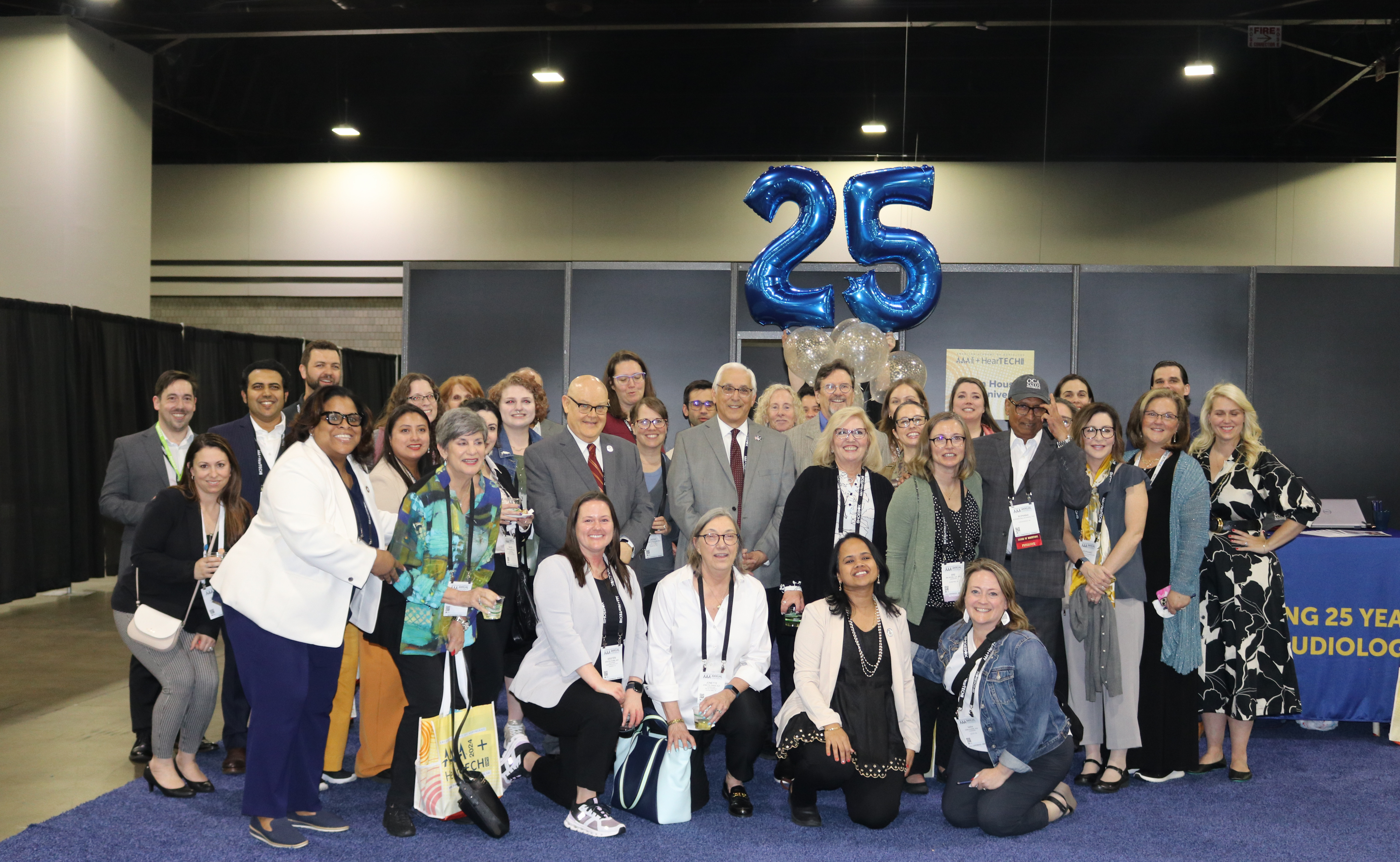 audiology 25 years group photo