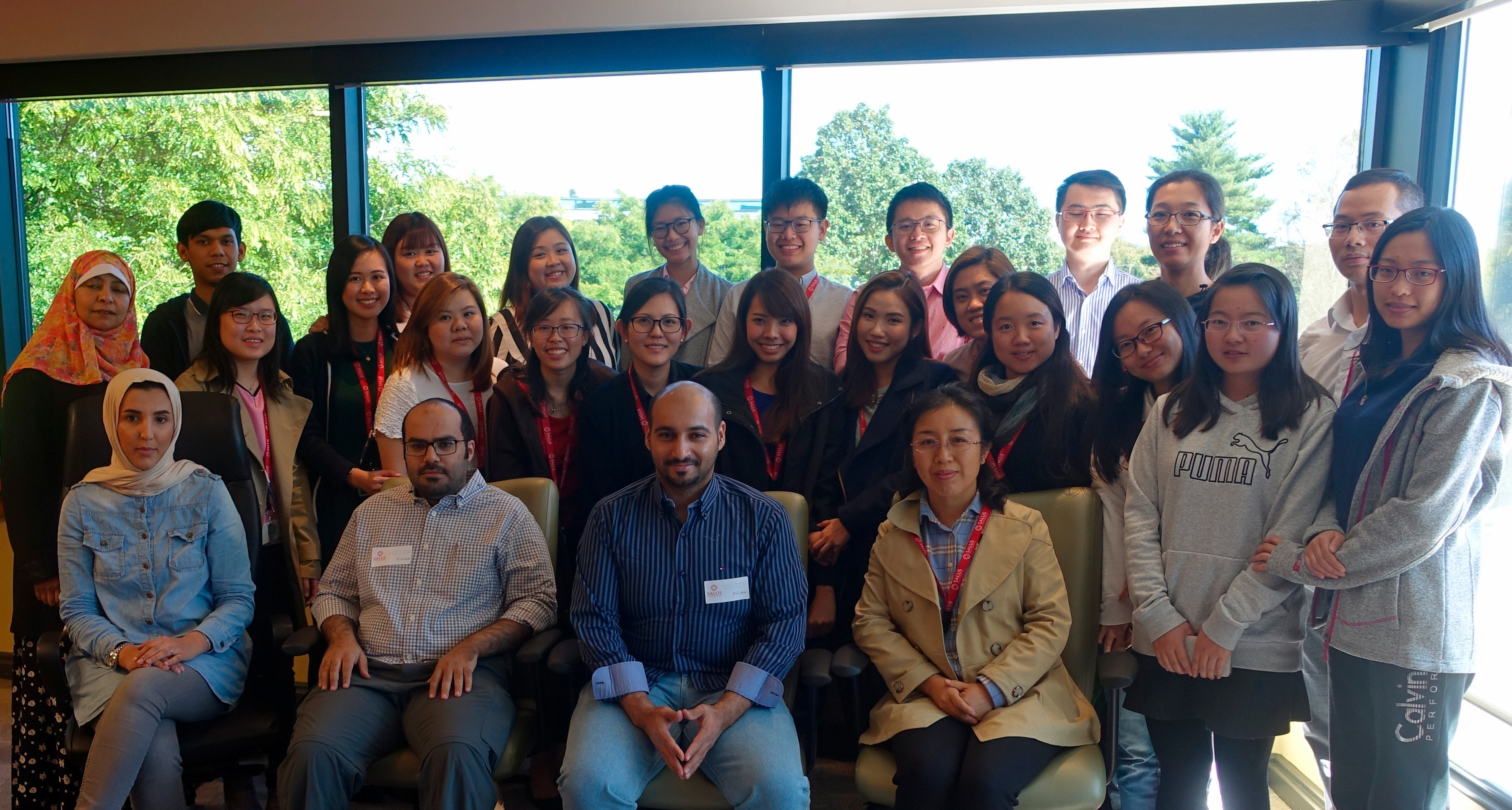 international students group photo