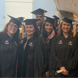 group photo at commencement