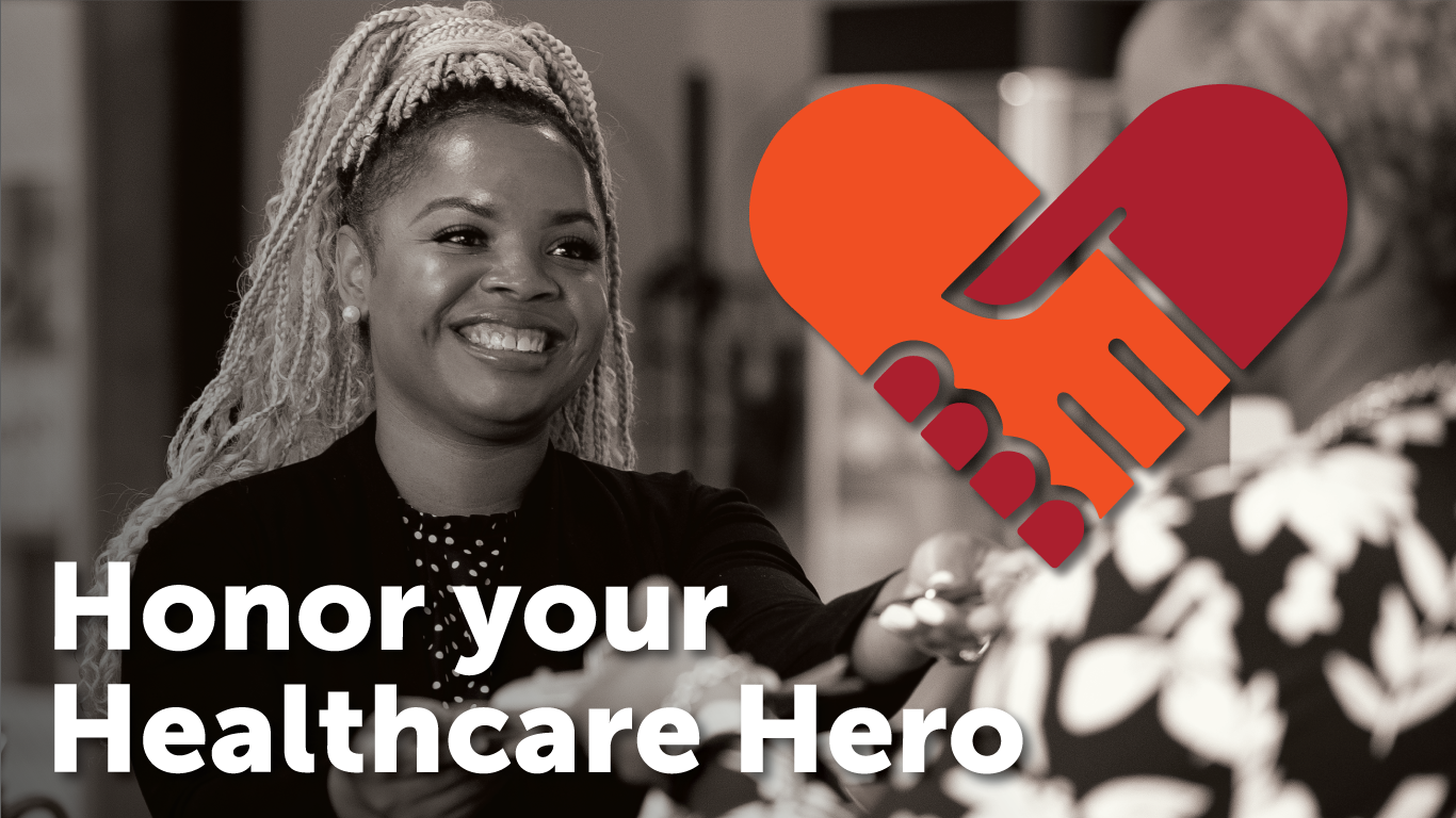 honor your healthcare hero graphic