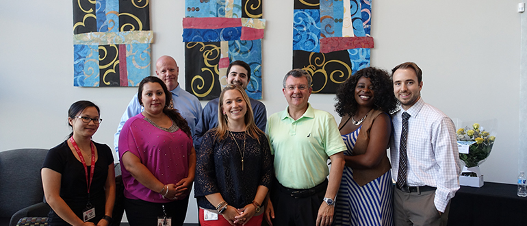 admissions team group photo