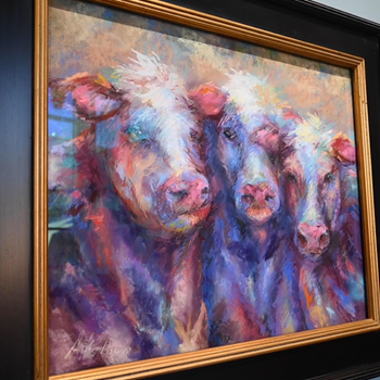 “Bovine Buddies” by Kathleen Apfelbaum