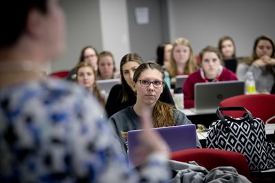 Students in class