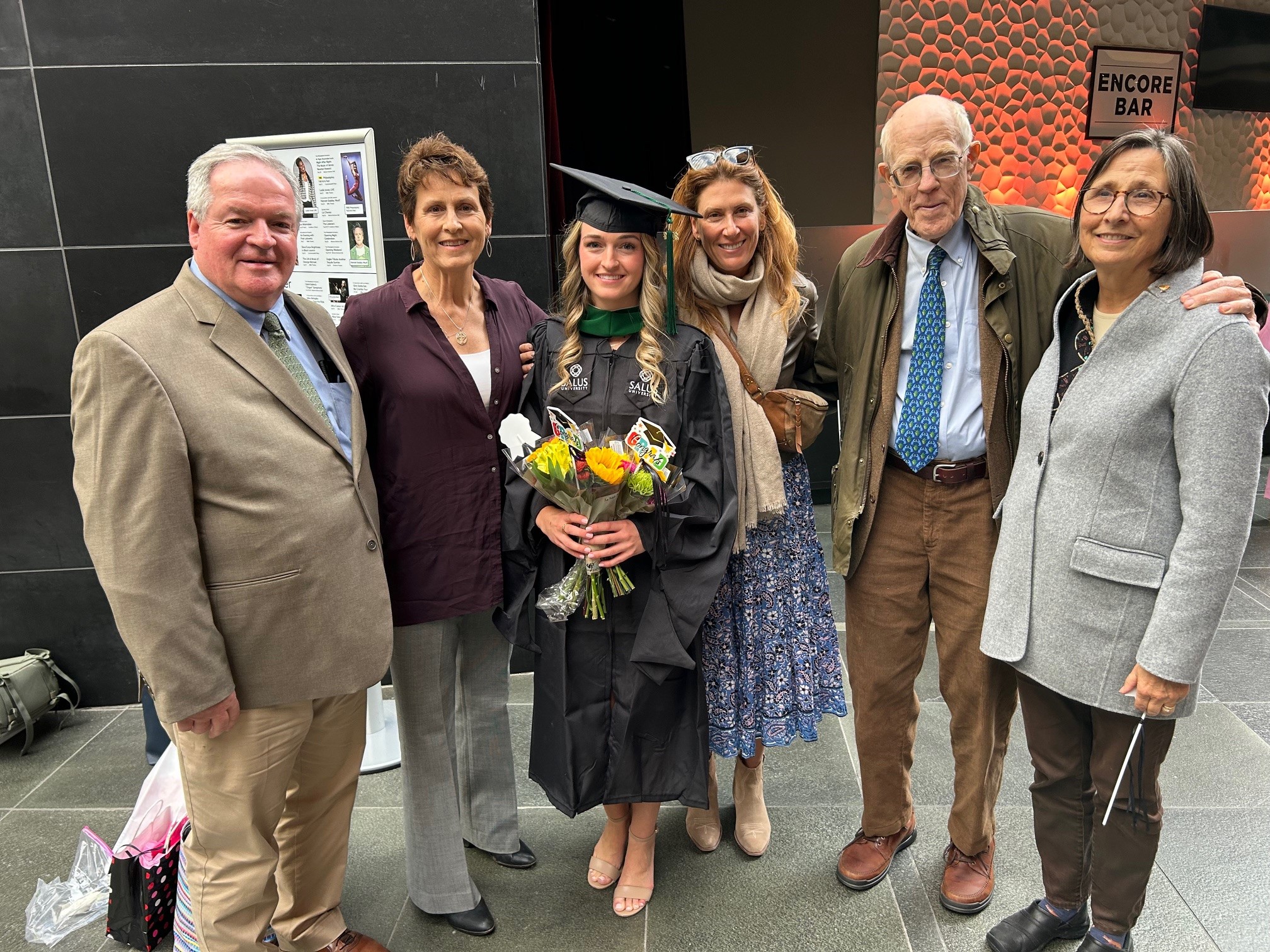 Kitner family at commencement