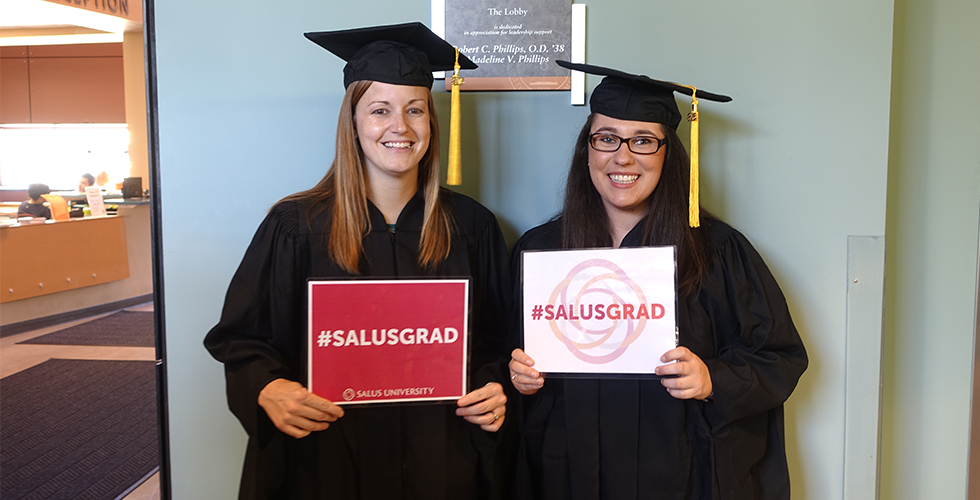 BLVS students in cap and gown