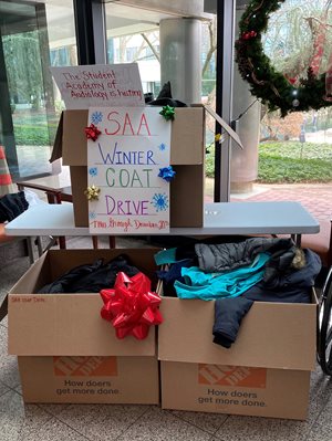 SAA Winter Coat Drive Boxes