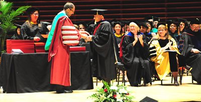 The University’s first PhD awarded to Michael Baertschi, MSc ’97, FAAO