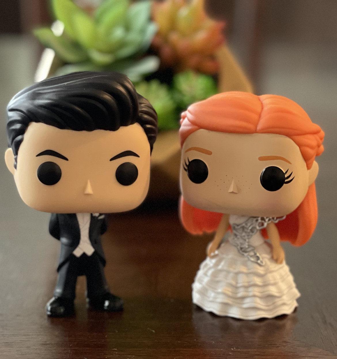 Frank Mai and wife Funko pops