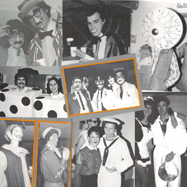 old photos from PCO Halloween collage