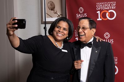 Jacquie Patterson and Satya Verma taking a selfie