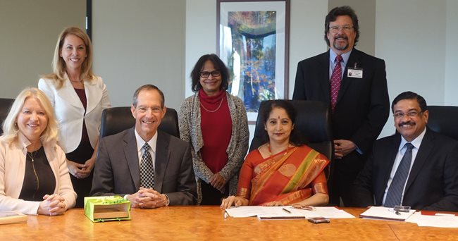 group photo at MOU signing